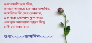 আনকমন জন্মদিনের এসেমেস