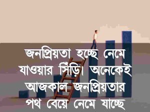 জনপ্রিয়তা নিয়ে স্ট্যাটাস