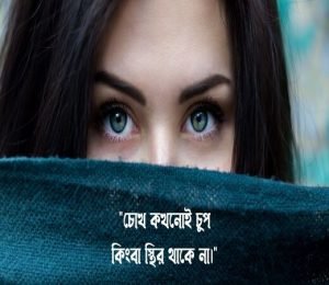 মায়াবী চোখ নিয়ে উক্তি