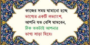 সৌভাগ্য নিয়ে স্ট্যাটাস