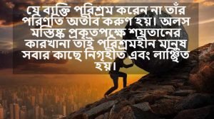 পরিশ্রম নিয়ে ইসলামিক স্ট্যাটাস 