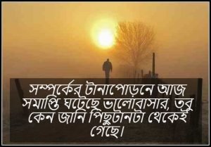 পিছুটান নিয়ে ক্যাপশন
