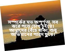 অপূর্ণতা নিয়ে স্ট্যাটাস