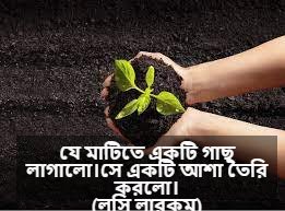 মাটি নিয়ে বাণী