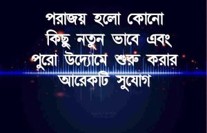 পরাজয় নিয়ে ক্যাপশন