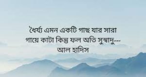 ধৈর্য নিয়ে ইসলামিক ক্যাপশন