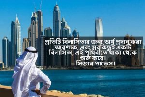 বিলাসিতা নিয়ে ক্যাপশন