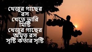 খেজুরের রস নিয়ে ক্যাপশন