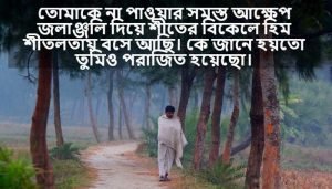 শীতের বিকেল নিয়ে উক্তি 