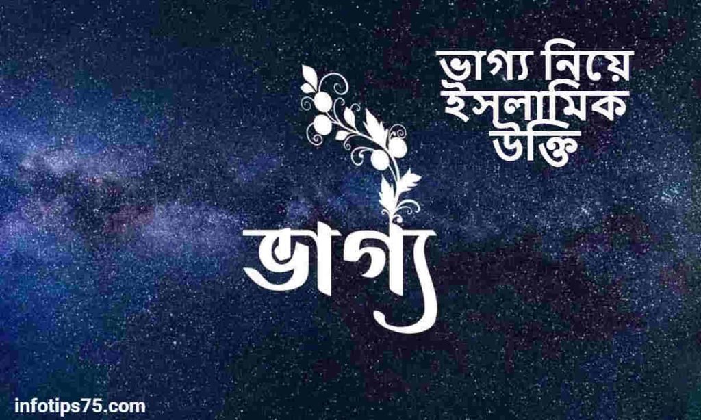 ভাগ্য নিয়ে ইসলামিক উক্তি