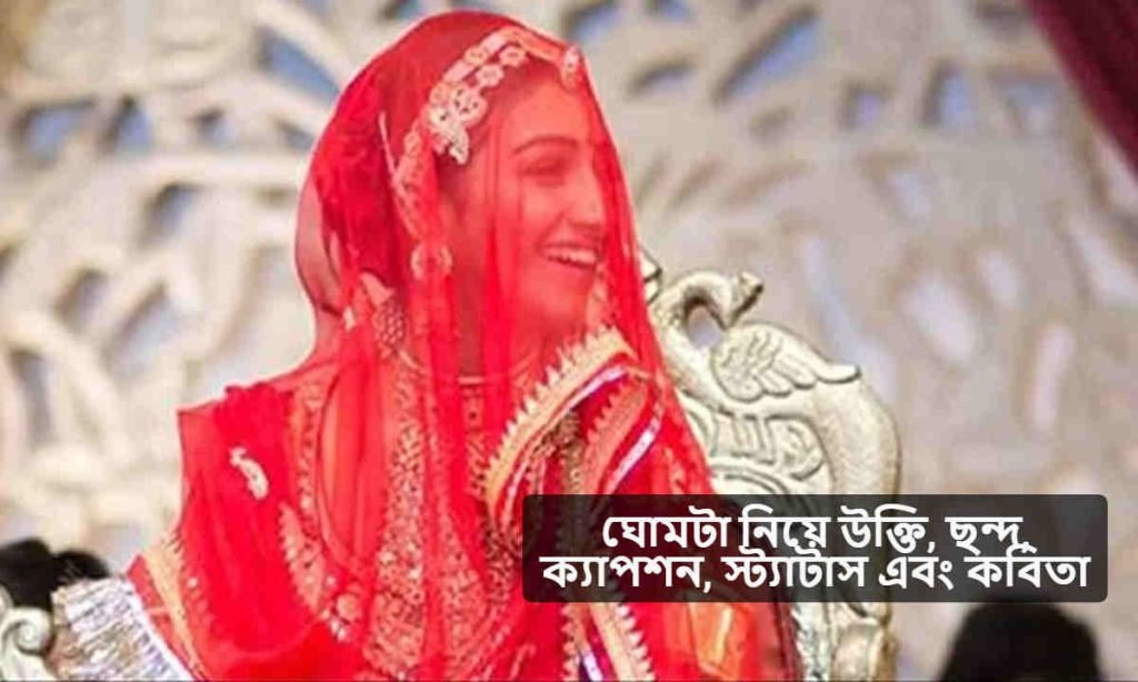 ঘোমটা নিয়ে উক্তি