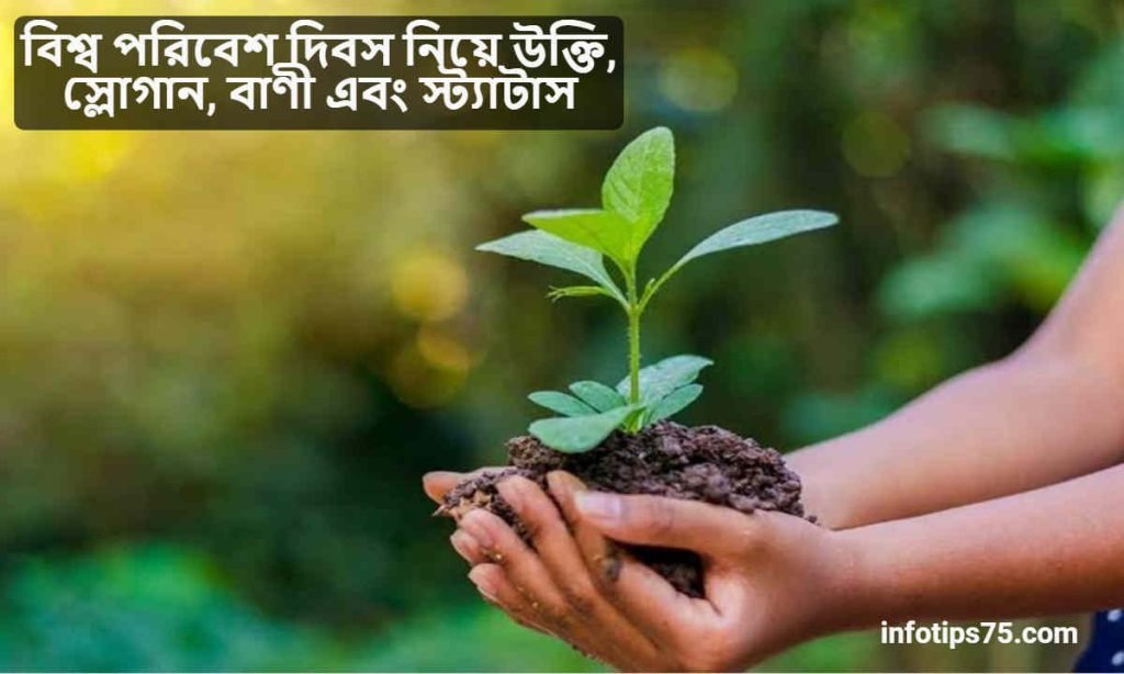 বিশ্ব পরিবেশ দিবস নিয়ে উক্তি