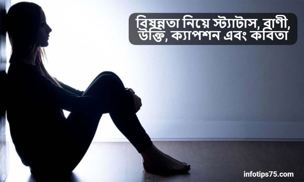 বিষন্নতা নিয়ে স্ট্যাটাস