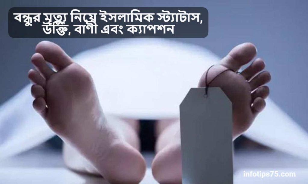 বন্ধুর মৃত্যু নিয়ে ইসলামিক স্ট্যাটাস