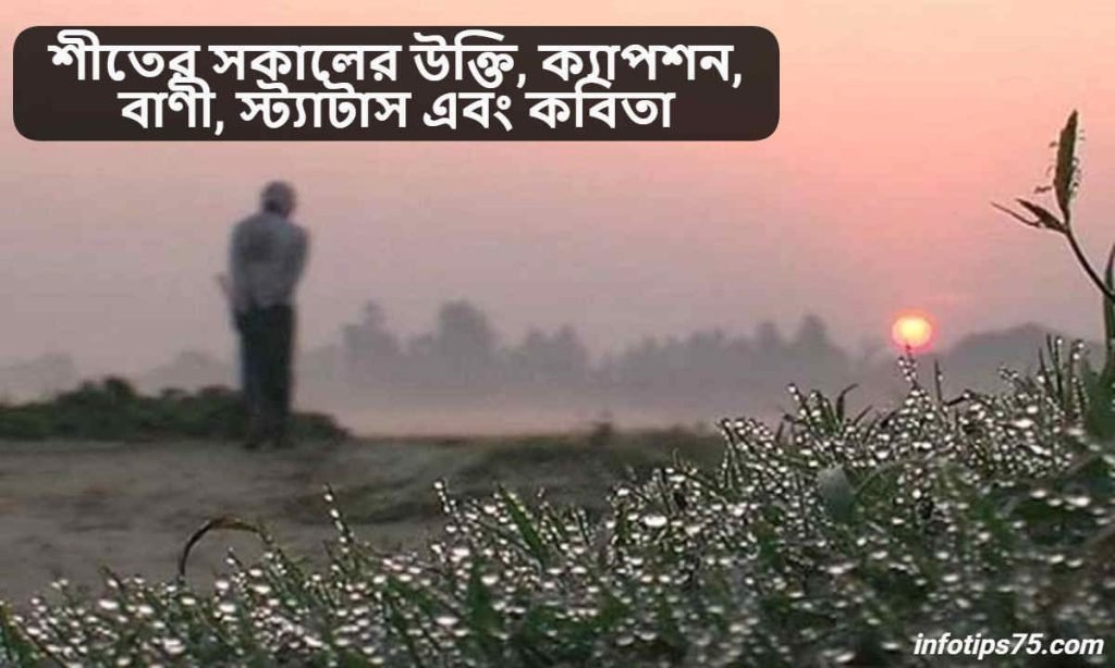 শীতের সকালের উক্তি