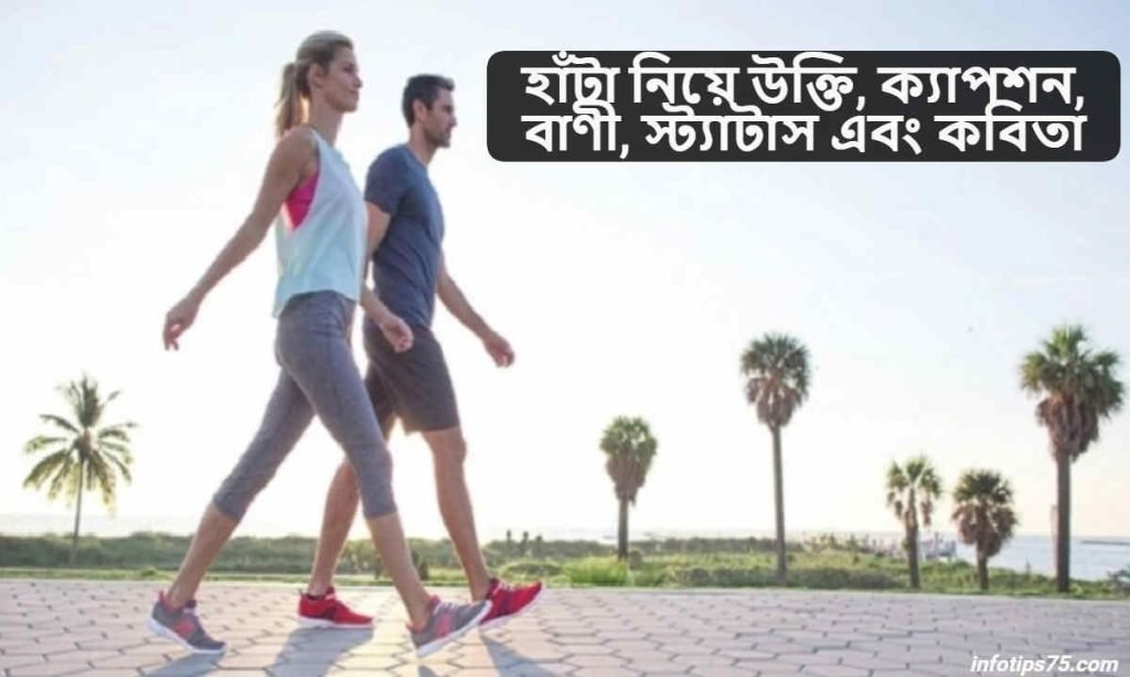 হাঁটা নিয়ে উক্তি