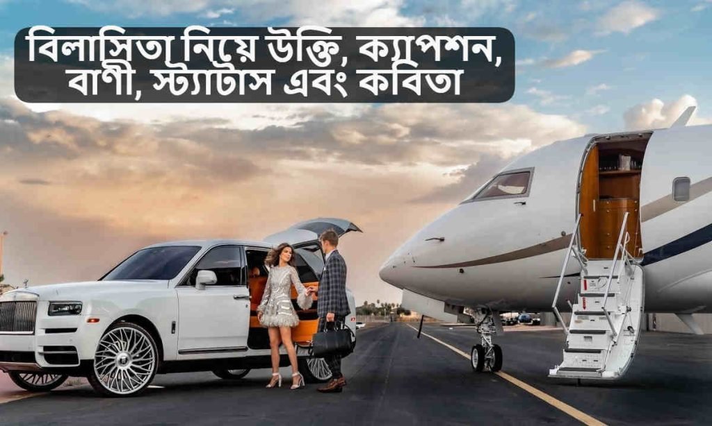 বিলাসিতা নিয়ে উক্তি