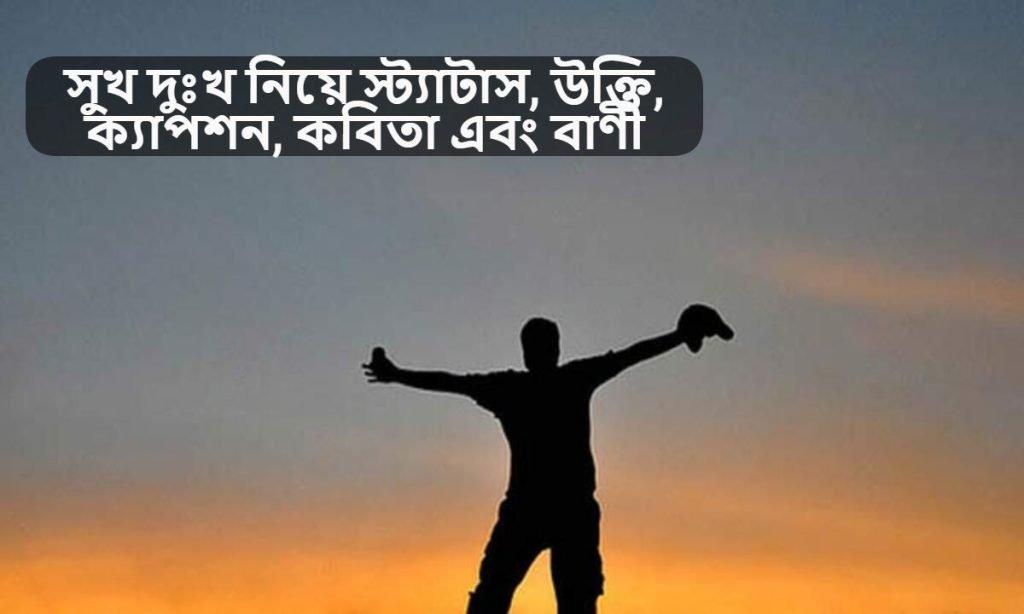 সুখ দুঃখ নিয়ে স্ট্যাটাস
