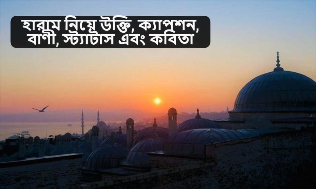 হারাম নিয়ে উক্তি