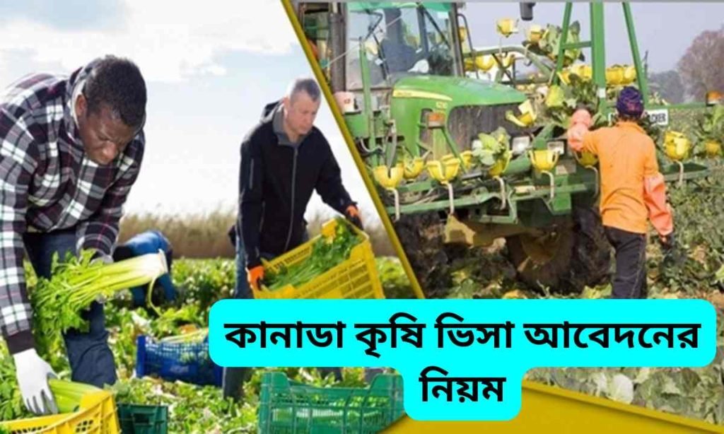 কানাডা কৃষি ভিসা আবেদনের নিয়ম